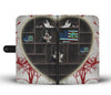 Border Collie Heart Storage Print Wallet Case-Free Shipping-WA State - Deruj.com
