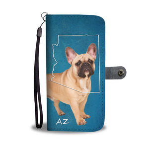 French Bulldog Print Wallet Case-Free Shipping- AZ State - Deruj.com