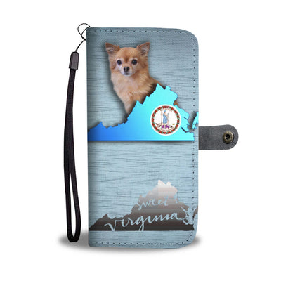 Chihuahua Dog Print Wallet Case-Free Shipping-VA State - Deruj.com