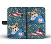 Pembroke Welsh Corgi Dog Print Wallet Case-Free Shipping-VA State - Deruj.com