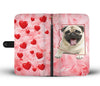 Lovely Pug Print Wallet Case- Free Shipping-AZ State - Deruj.com