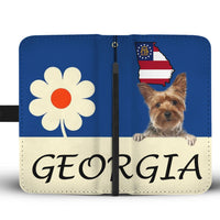 Yorkshire Terrier (Yorkie) Print Wallet Case-Free Shipping-GA State - Deruj.com