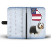 Bearded Collie Print Wallet Case-Free Shipping-GA State - Deruj.com