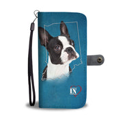 Boston Terrier Print Wallet Case- Free Shipping-IN State - Deruj.com