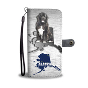 Newfoundland Dog Print Wallet Case-Free Shipping-AK State - Deruj.com