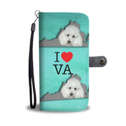 Poodle Dog Print Wallet Case-Free Shipping-VA State - Deruj.com