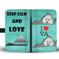 Poodle Dog Print Wallet Case-Free Shipping-VA State - Deruj.com