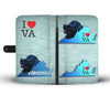Newfoundland Dog Print Wallet Case-Free Shipping-VA State - Deruj.com