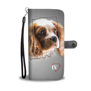 Cute Cavalier King Charles Spaniel Print Wallet Case-Free Shipping-IN State - Deruj.com
