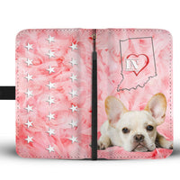 Lovely French Bulldog Print Wallet Case-Free Shipping- IN State - Deruj.com