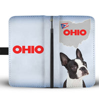 Boston Terrier Print Wallet Case-Free Shipping-OH State - Deruj.com