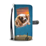 Lovely Cavalier King Charles Spaniel Print Wallet Case-Free Shipping-IN State - Deruj.com