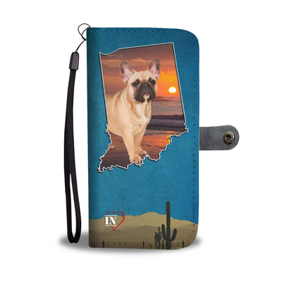 Cute French Bulldog Print Wallet Case-Free Shipping- IN State - Deruj.com