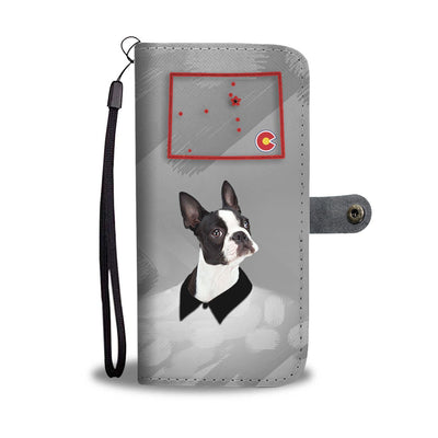 Amazing Boston Terrier Print Wallet Case-Free Shipping-CO State - Deruj.com