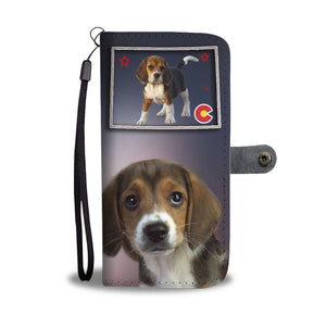 Cute Beagle Print Wallet Case-Free Shipping-CO State - Deruj.com