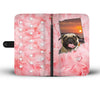 Lovely Pug Print Wallet Case- Free Shipping-IN State - Deruj.com
