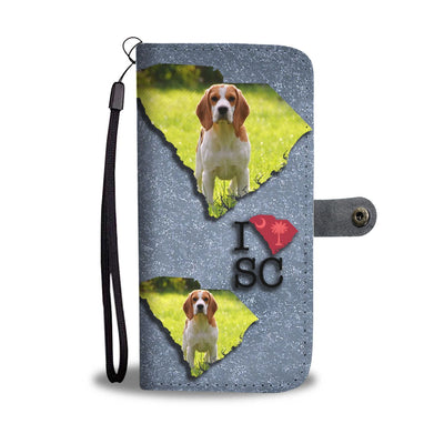 Cute Beagle Dog Print Wallet Case-Free Shipping-SC State - Deruj.com