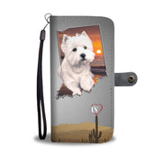 West Highland White Terrier Print Wallet Case-Free Shipping-IN State - Deruj.com
