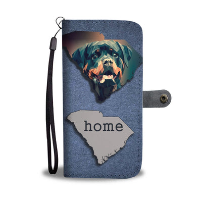Rottweiler Dog Vector Art Print Wallet Case-Free Shipping-SC State - Deruj.com