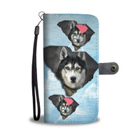 Amazing Siberian Husky Dog Print Wallet Case-Free Shipping-SC State - Deruj.com