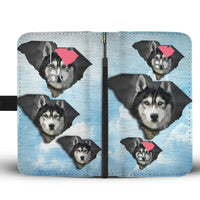 Amazing Siberian Husky Dog Print Wallet Case-Free Shipping-SC State - Deruj.com