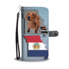Cute Dachshund Dog Print Wallet Case-Free Shipping-MO State - Deruj.com