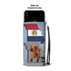 Cute Dachshund Dog Print Wallet Case-Free Shipping-MO State - Deruj.com