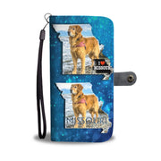 Golden Retriever Print Limited Edition Wallet Case-Free Shipping-MO State - Deruj.com