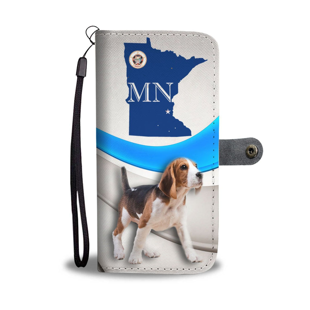 Cute Beagle Print Wallet Case-Free Shipping-MN State - Deruj.com