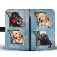Labrador Retriever Print Limited Edition Wallet Case-Free Shipping-MO State - Deruj.com