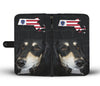 Black Saluki Dog Print Wallet Case-Free Shipping-MA State - Deruj.com
