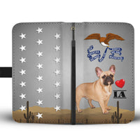 Lovely French Bulldog Print Wallet Case-Free Shipping- IA State - Deruj.com