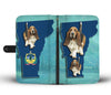Cute Basset Hound Print Wallet Case-Free Shipping-VT State - Deruj.com