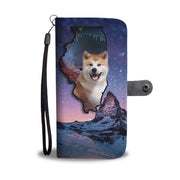 Akita Dog Print Wallet Case-Free Shipping-IL State - Deruj.com