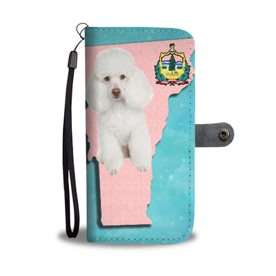 Poodle Dog Print Wallet Case-Free Shipping-VT State - Deruj.com