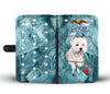 Cute West Highland White Terrier Print Wallet Case-Free Shipping-IA State - Deruj.com