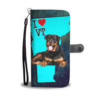 Rottweiler Dog Print Wallet Case-Free Shipping-VT State - Deruj.com
