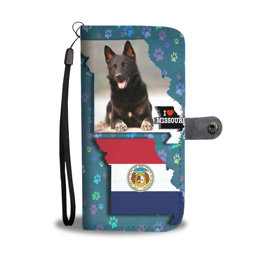 German Shepherd Dog Print Wallet Case-Free Shipping-MO State - Deruj.com