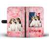 Lovely Beagle Dog Print Wallet Case- Free Shipping-UT State - Deruj.com