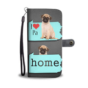 Cute Pug Pug Print Wallet Case-Free Shipping-PA State - Deruj.com