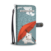 West Highland White Terrier (Westie) Print Wallet Case-Free Shipping-MD State - Deruj.com