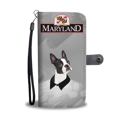Boston Terrier Print Wallet Case-Free Shipping-MD State - Deruj.com