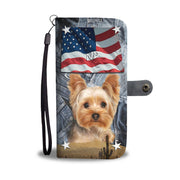 Cute Yorkshire Terrier Print Wallet Case-Free Shipping-ND State - Deruj.com