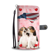 Lovely Beagle Dog Print Wallet Case- Free Shipping-NC State - Deruj.com