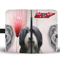 Bearded Collie Print Wallet Case-Free Shipping-TN State - Deruj.com