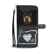 Rottweiler Dog Print Wallet Case-Free Shipping-OR State - Deruj.com