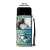 Siberian Husky Dog Print Wallet Case-Free Shipping-OR State - Deruj.com