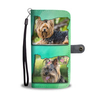 Cute Yorkie Print Wallet Case-Free Shipping-OR State - Deruj.com