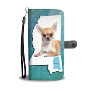 Cute Chihuahua Dog Print Wallet Case-Free Shipping-MS State - Deruj.com
