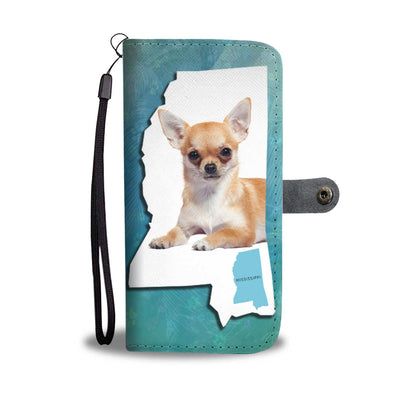 Cute Chihuahua Dog Print Wallet Case-Free Shipping-MS State - Deruj.com